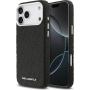 Karl Lagerfeld futrola s ponovljenim zrnatim logotipom i MagSafe za iPhone 17 Pro Max - crna
