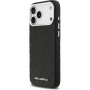 Karl Lagerfeld futrola s ponovljenim zrnatim logotipom i MagSafe za iPhone 17 Pro Max - crna