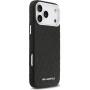 Karl Lagerfeld futrola s ponovljenim zrnatim logotipom i MagSafe za iPhone 17 Pro Max - crna