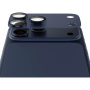 PanzerGlass FENDER kaljeno staklo s metalnim okvirom za zaštitu leća kamere za iPhone 17 Pro - tamno plavo