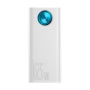 Baseus Amblight power banka s USB-C / 4x USB-A portovima - 30.000 mAh - bijela