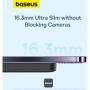 Baseus Magnetic Mini Air bežični MagSafe power bank s USB-C priključkom - 6 000 mAh - crna
