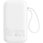 Baseus Qpow2 power banka s integriranim USB-C kabelom i USB-C / USB-A portovima - 20.000 mAh - bijela