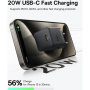 Baseus Dlanovni adapter za punjenje sa USB-C priključkom - 20W - crni