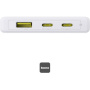 Baseus PicoGo powerbanka s porty 2x USB-C / USB-A - 10 000 mAh - bílá