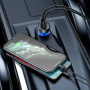 Baseus Particular auto punjač s USB-C / USB-A priključcima - 65W - siva