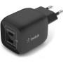 BELKIN Boost Charge Pro GaN brzi punjač s 2x USB-C priključka - 45W - crni