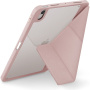 UNIQ Moven futrola s origami stalkom i prostorom za Apple Pencil za iPad 10,9" (2022) / 11" (2025) - ružičasta