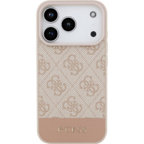 Guess Prugasta futrola za iPhone 17 Pro Max - ružičasta
