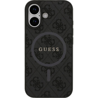 Guess 4G Obojeni Prsten maska s MagSafe za iPhone 17 - siva