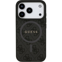 Guess 4G maska s prstenom u boji s MagSafe za iPhone 17 Pro Max - siva