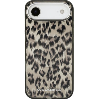 Karl Lagerfeld IML Leopard maska s MagSafe za iPhone Air - smeđa