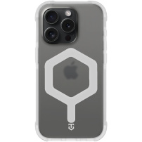 Tactical MagForce Hexagon izdržljivi poklopac s MagSafe za iPhone 15 Pro - bijeli