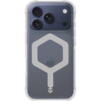 Tactical MagForce Hexagon otporna maska s MagSafe za iPhone 17 Pro Max - bijela