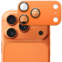 Spigen GLAS.tR EZ Fit Optik Pro XL kaljeno staklo za zaštitu leća fotoaparata za iPhone 17 Pro - narančasto