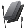 Spigen Essential prijenosni punjač s 2x USB-C / USB-A priključka - 30 000 mAh - siva