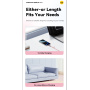 ESSAGER Crystal Clear pleteni kabel za punjenje i prijenos podataka - USB-C na Lightning - 1 m - plavo-ljubičasti