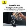 Baseus MagPro Series II sklopivi magnetski držač za automobil za kontrolnu ploču za iPhone - crni