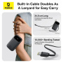 Baseus EnerFill FC31 Qpow 3 power bank s ugrađenim USB-C i Lightning kabelima i USB-C / USB-A portovima - 20 000 mAh - crna
