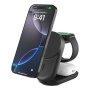 BELKIN Ultra Charge Qi2 3u1 sklopivi magnetski bežični stalak za iPhone / Apple Watch / AirPods - 25W - crni