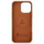 Tactical Velvet Smoothie silikonska maskica s MagSafe za iPhone 16 Pro Max - smeđa