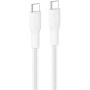 BELKIN Boost Charge Pro pleteni kabel za punjenje - USB-C na USB-C - 1 m - bijeli