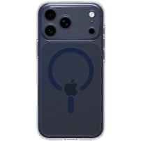 Spigen Ultra Hybrid prozirna maskica s plavim MagSafe za iPhone 17 Pro - prozirna