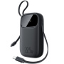 Baseus EnerFill FC31 Qpow 3 power bank s ugrađenim USB-C i Lightning kabelima i USB-C / USB-A portovima - 20 000 mAh - crna