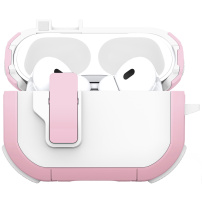 DUX DUCIS Pecp izdržljiva maska s karabinerom za AirPods Pro 2 - roza