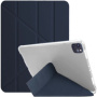 Futrola s origami stalkom i prostorom za Apple Pencil za iPad Air 4 (2020) / Air 5 (2022) / Pro 11" (2018-2022) - tamno plavo