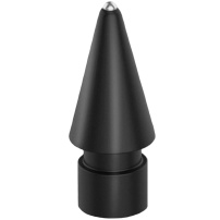 Zamjenski vrh sa srebrnim vrhom za Apple olovku 1 / 2 / USB-C / Pro - stil 3.0 - crna