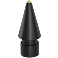 Zamjenski vrh sa zlatnim vrhom za Apple olovku 1 / 2 / USB-C / Pro - stil 3.0 - crna