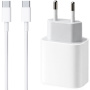 Appleking 2u1 set za brzo punjenje 20W USB-C adapter i USB-C / USB-C kabel za iPhone / iPad – bijeli