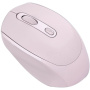 Ergonomski Bluetooth bežični miš - ružičasti