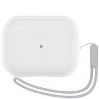Spigen Silicone Fit silikonska futrola s omčicom za AirPods Pro 2 (2022) - bijela