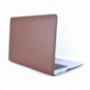 Poklopac s kožnom površinom za MacBook Air 13" (A1237 / A1304  / A1369 / A1466) - smeđi