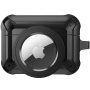 2u1 veoma otporan zaštitni omot za AirPods Pro / AirTag 1 / 2 - crni