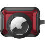 2u1 veoma otporan zaštitni omot za AirPods Pro / AirTag 1 / 2 - crveni