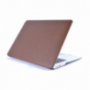 Poklopac s kožnom površinom za MacBook Air 13" (A1237 / A1304  / A1369 / A1466) - smeđi