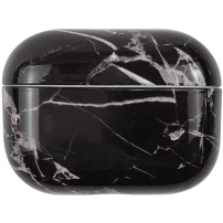 Mramorni omot od tvrde plastike za AirPods Pro - Crnobijeli