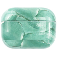 Mramorni omot od tvrde plastike za AirPods Pro - pastel zelena