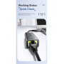 ESSAGER 2u1 ethernet adapter - RJ45 na USB-C / USB-A - siva
