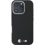 BMW M Kevlar Metal Logo maska za iPhone 16 Pro Max - crna