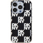 DKNY Checkered Pattern maska za iPhone 15 Pro - crna