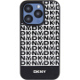 DKNY Repeat Pattern Bottom Stripe maska s MagSafe za iPhone 13 Pro Max - crna
