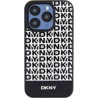 DKNY Repeat Pattern Bottom Stripe maska s MagSafe za iPhone 13 Pro Max - crna