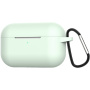 Silikonsko kućište s karabinom za AirPods Pro - svjetlozelena