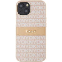 DKNY Maska Repeat Pattern Tonal Stripe za iPhone 14 - pink