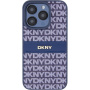 DKNY Repeat Pattern Tonal Stripe maska za iPhone 15 Pro - tamno plava