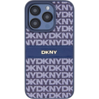 DKNY Repeat Pattern Tonal Stripe maska za iPhone 15 Pro - tamno plava